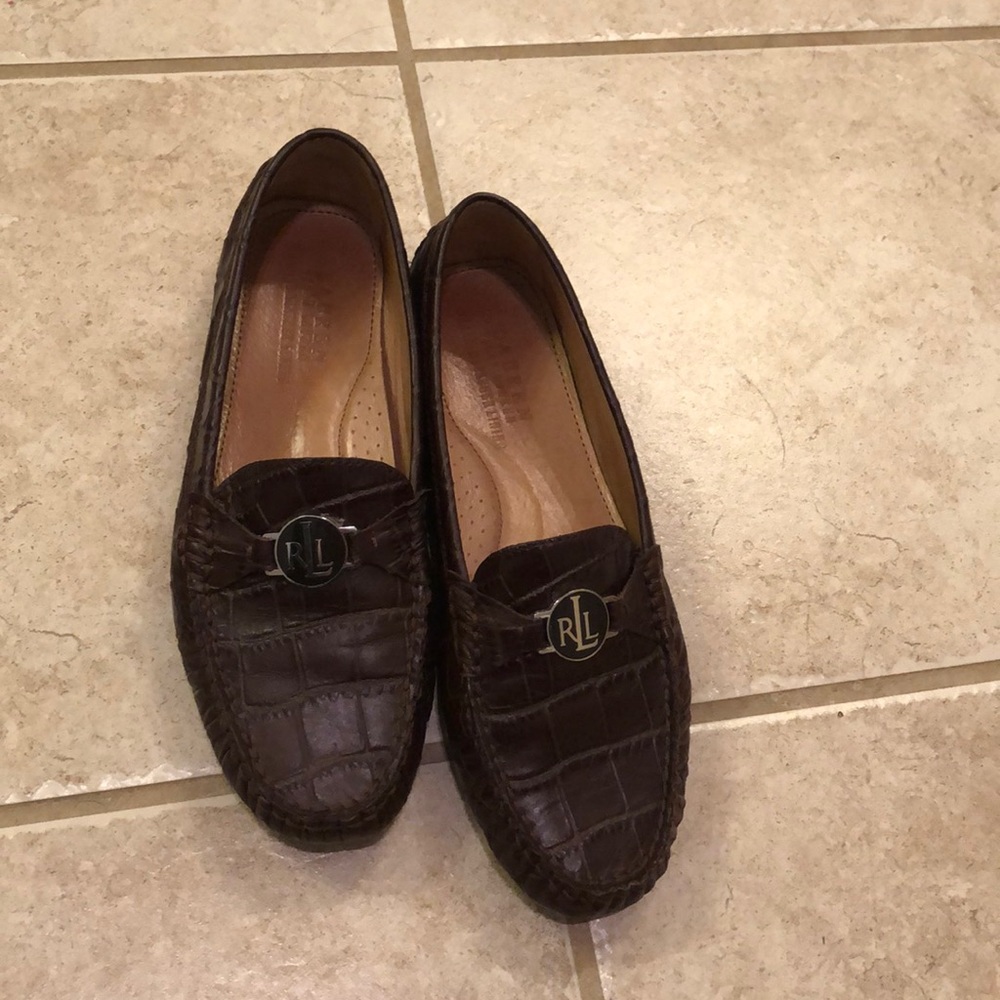 Brown Ralph Lauren loafers